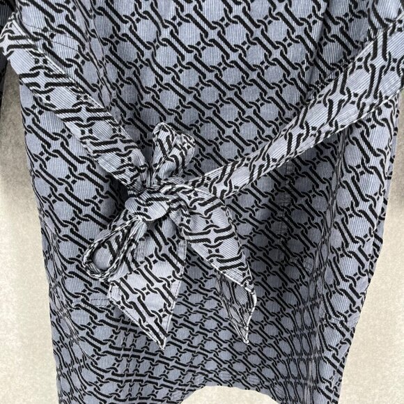 Boden Long Sleeve Cord Dress in Black and Gray - Picture 4 of 15